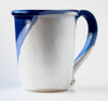 Chatham Pottery Duotone Cobalt Blue and White Mug