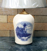 Chatham Pottery Nauset Light In Glaze Decal Small Lamp